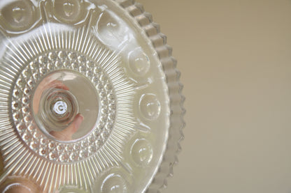 Vintage Glass Cake Stand