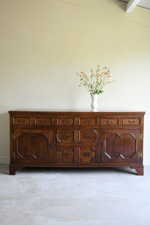 Georgian Style Oak Dresser Base