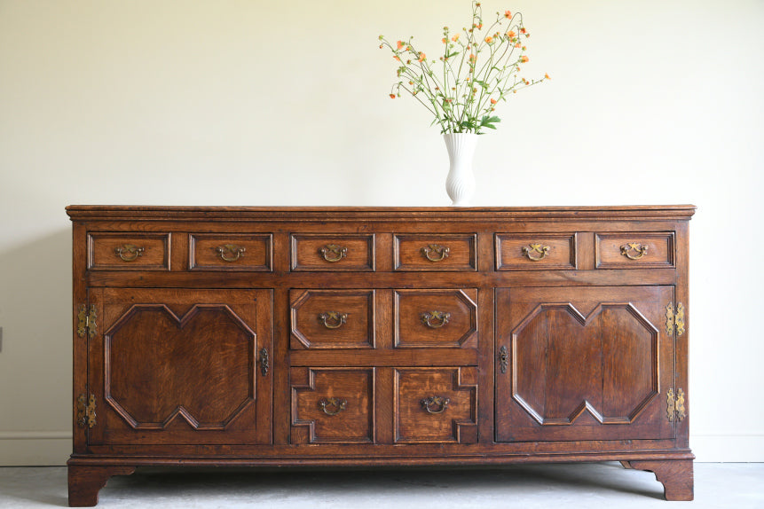 Georgian Style Oak Dresser Base