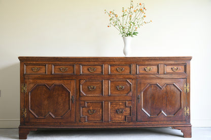 Georgian Style Oak Dresser Base