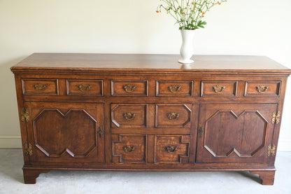 Georgian Style Oak Dresser Base
