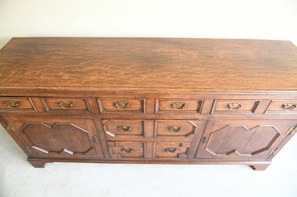 Georgian Style Oak Dresser Base