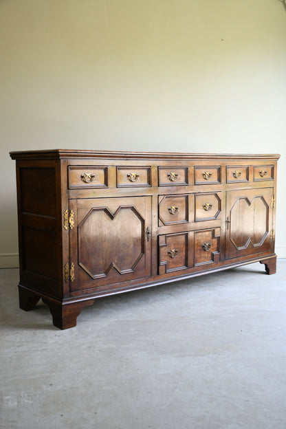 Georgian Style Oak Dresser Base