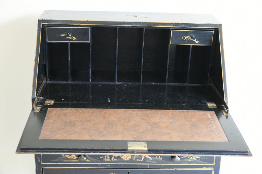 Vintage Chinoiserie Writing Bureau