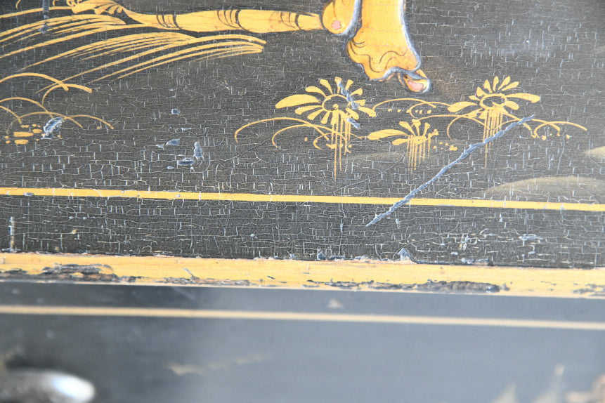 Vintage Chinoiserie Writing Bureau