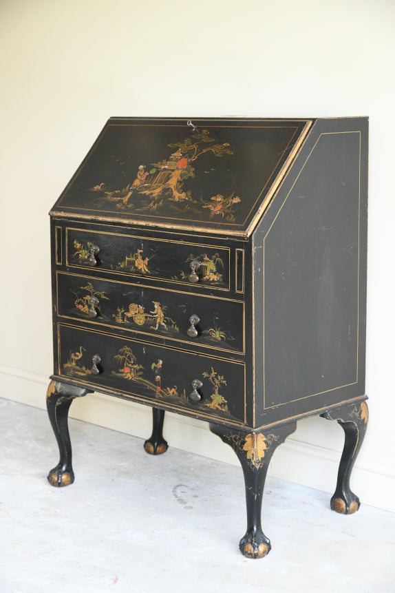 Vintage Chinoiserie Writing Bureau