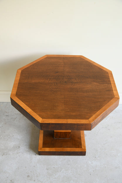 Octagonal Art Deco Occasional Table