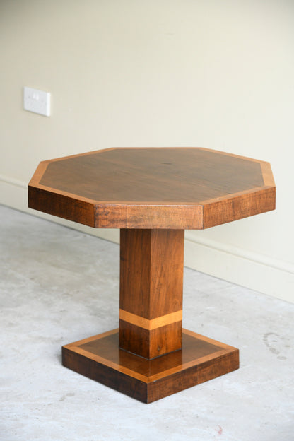 Octagonal Art Deco Occasional Table