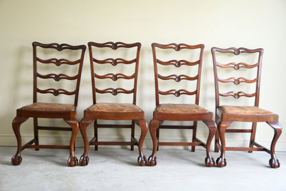 Set 6 Georgian Style Mahogany Dining Chairs