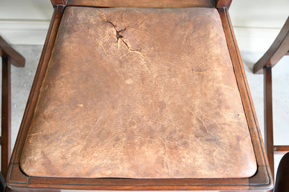 Set 6 Georgian Style Mahogany Dining Chairs