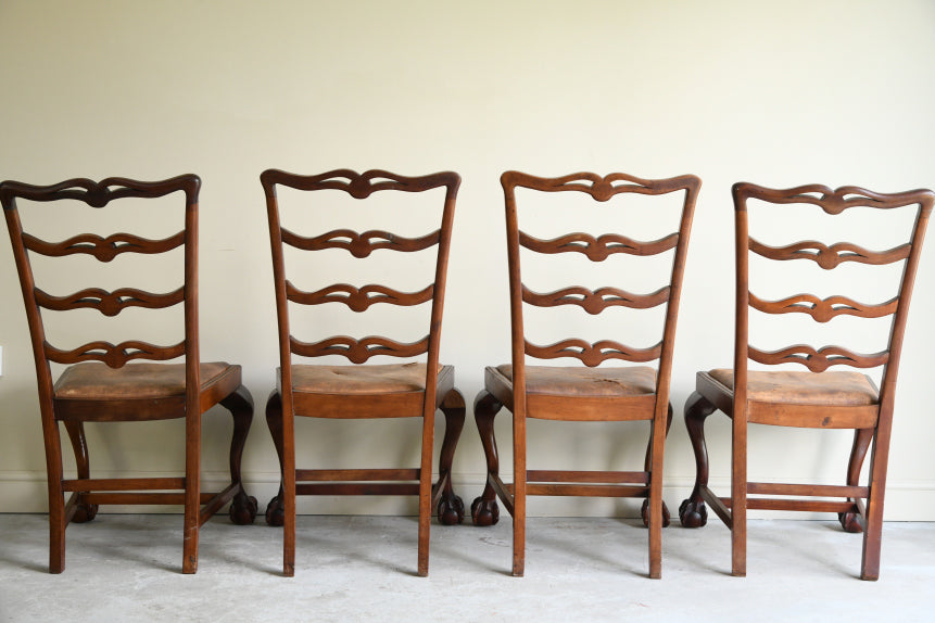 Set 6 Georgian Style Mahogany Dining Chairs
