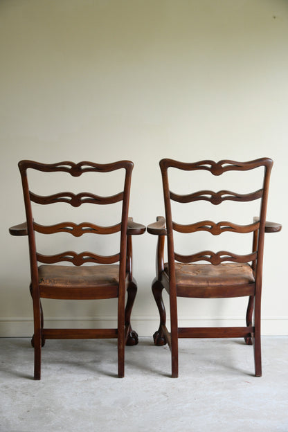 Set 6 Georgian Style Mahogany Dining Chairs