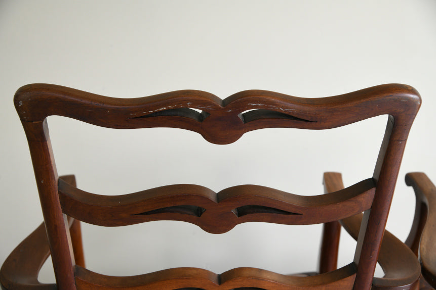 Set 6 Georgian Style Mahogany Dining Chairs