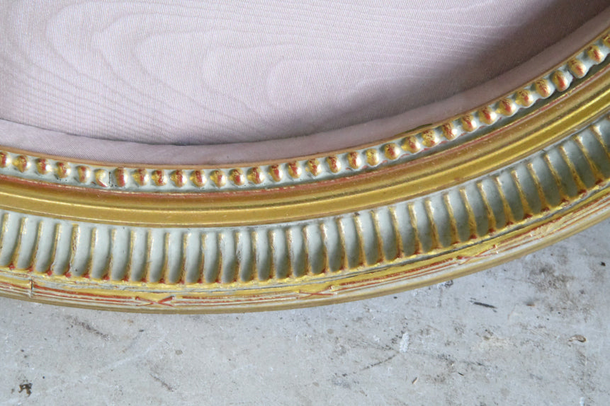 Pair Oval Gilt Frames