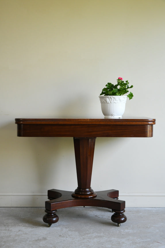 Antique Mahogany Tea Table