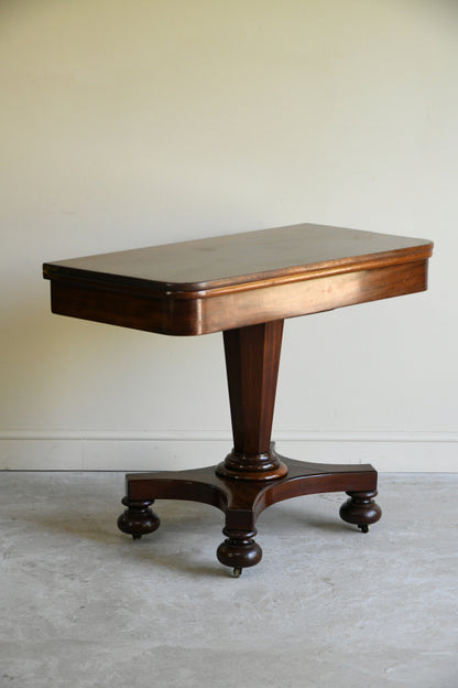Antique Mahogany Tea Table