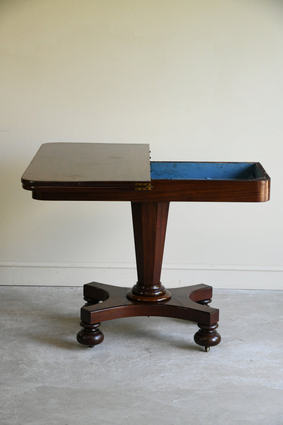 Antique Mahogany Tea Table