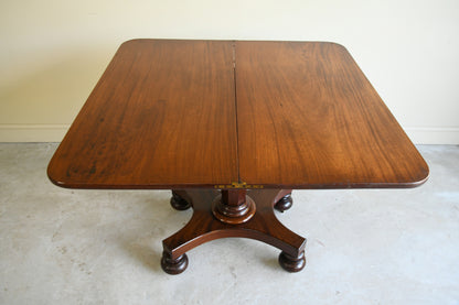 Antique Mahogany Tea Table
