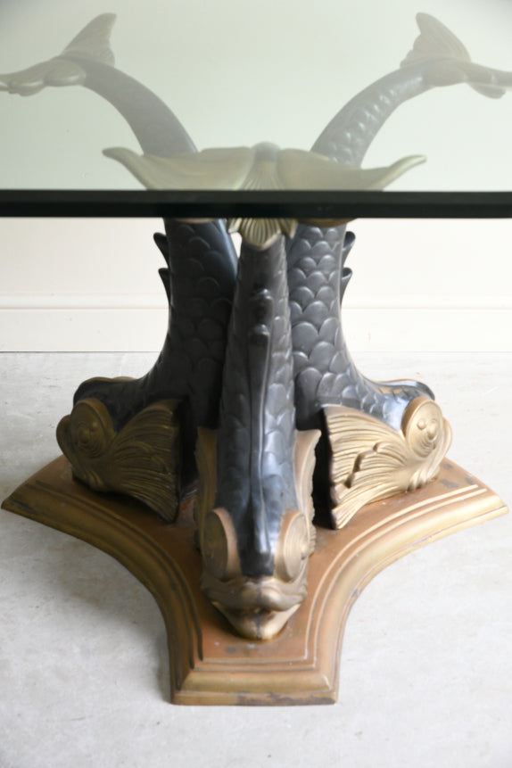 Bronze Dolphin Dining Table