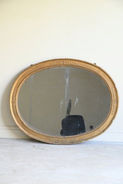 19th Century Oval Mirror
