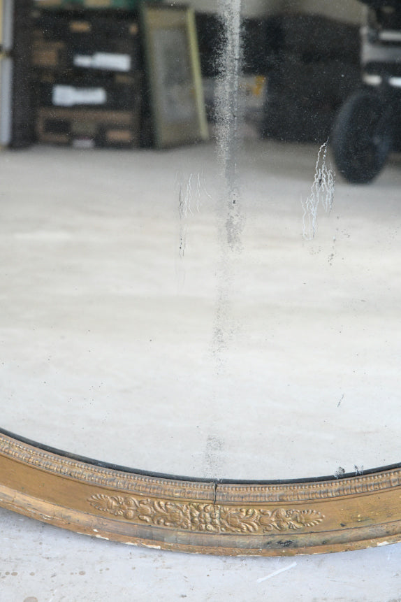 19th Century Oval Mirror