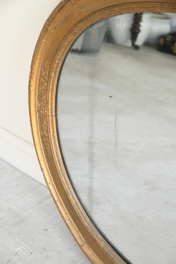 19th Century Oval Mirror