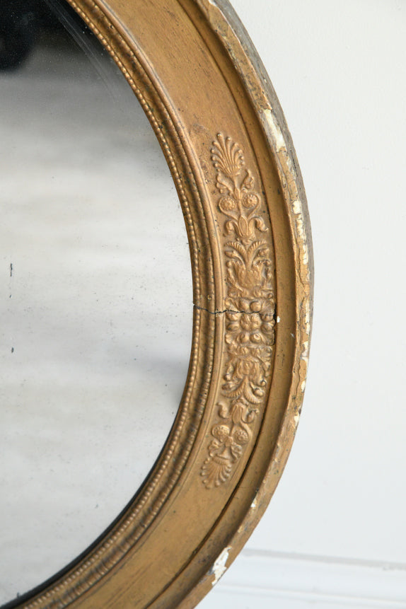 19th Century Oval Mirror