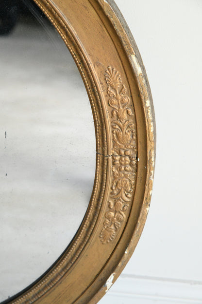 19th Century Oval Mirror