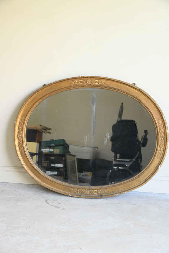 19th Century Oval Mirror