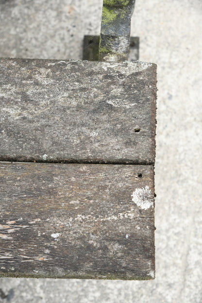 Antique French Cast Iron Garden Bench