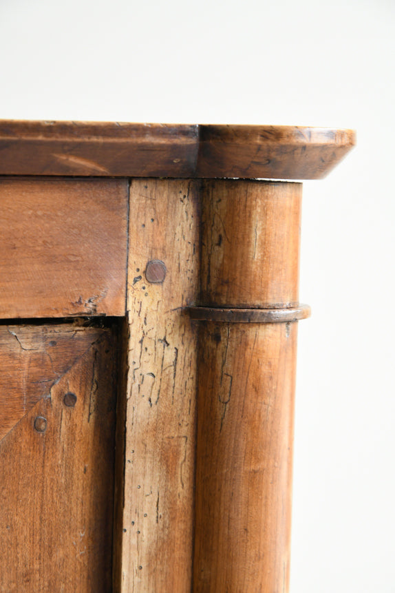 Antique Continental Fruitwood Cupboard