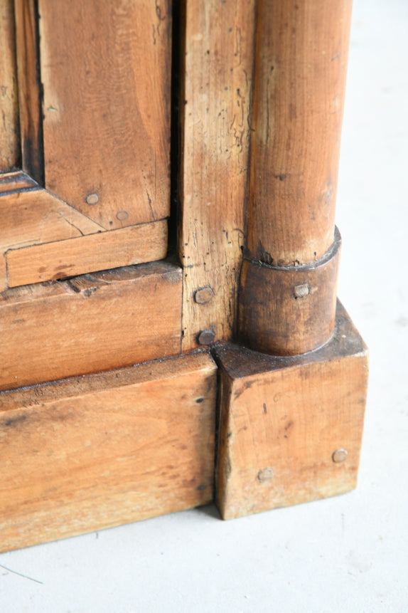 Antique Continental Fruitwood Cupboard