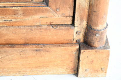 Antique Continental Fruitwood Cupboard