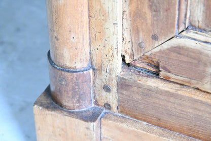 Antique Continental Fruitwood Cupboard