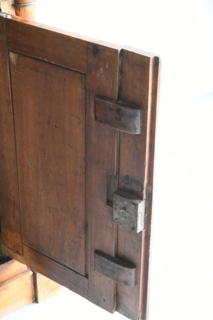 Antique Continental Fruitwood Cupboard