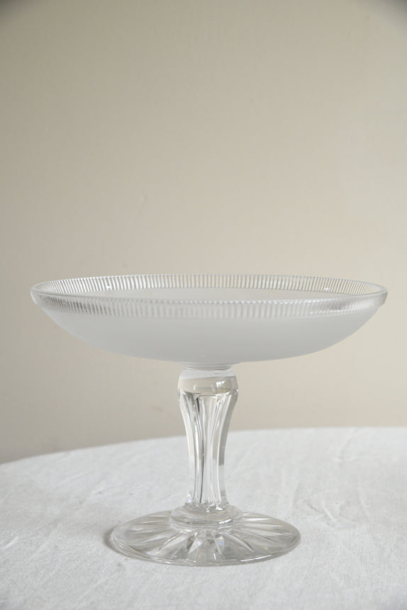 Frosted Glass Tazza