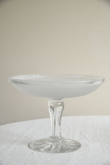 Frosted Glass Tazza