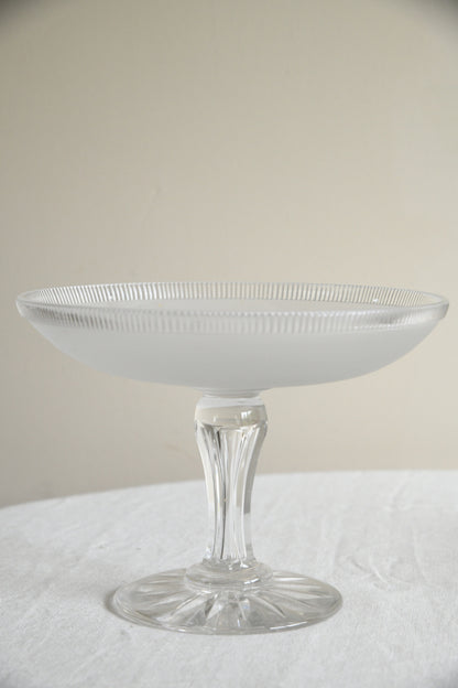 Frosted Glass Tazza