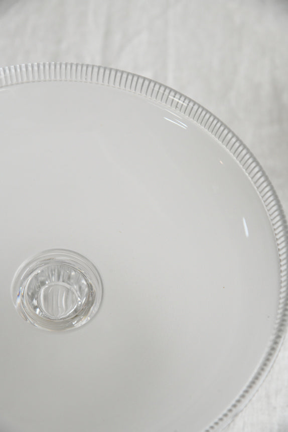 Frosted Glass Tazza