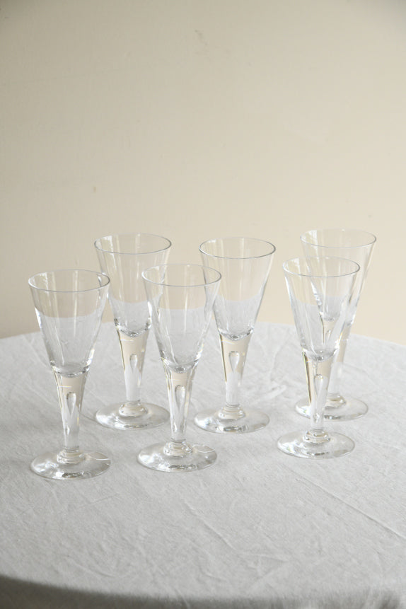 6 Dartington Sharon Wine Glasses