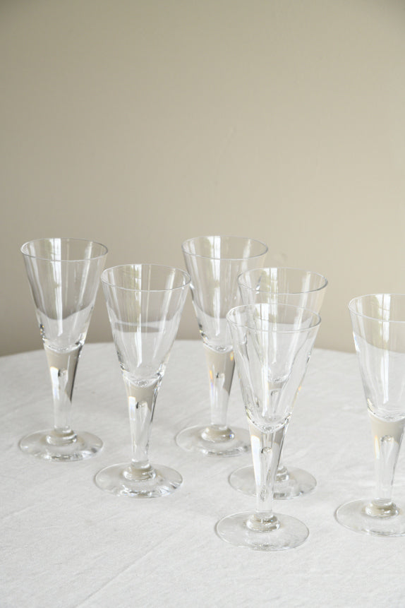 6 Dartington Sharon Wine Glasses