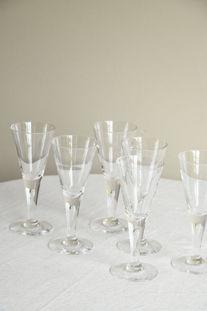 6 Dartington Sharon Wine Glasses