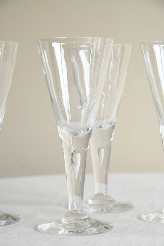 6 Dartington Sharon Wine Glasses