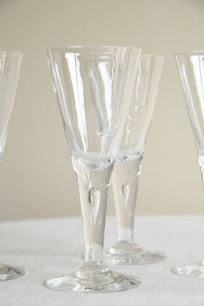 6 Dartington Sharon Wine Glasses