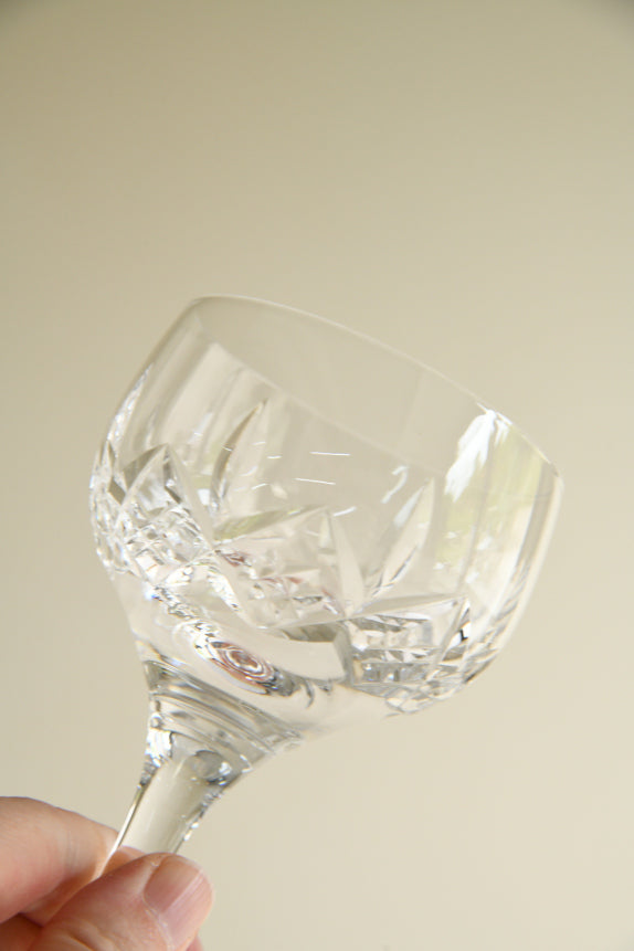 4 Stuart Crystal Glengarry Hock Wine Glasses