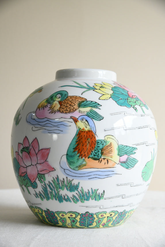 Large Oriental Style Ginger Jar