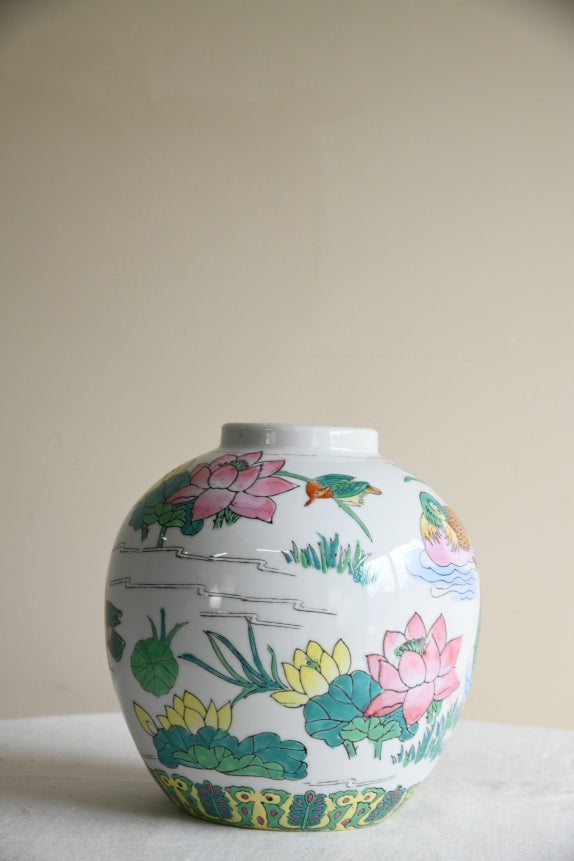 Large Oriental Style Ginger Jar