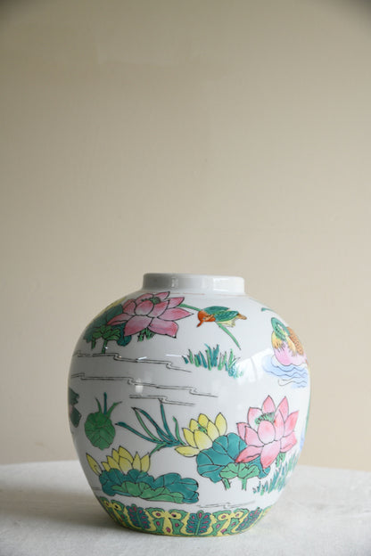 Large Oriental Style Ginger Jar