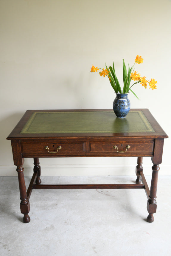 Edwardian Oak Writing Table