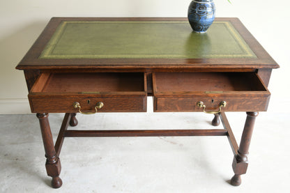 Edwardian Oak Writing Table